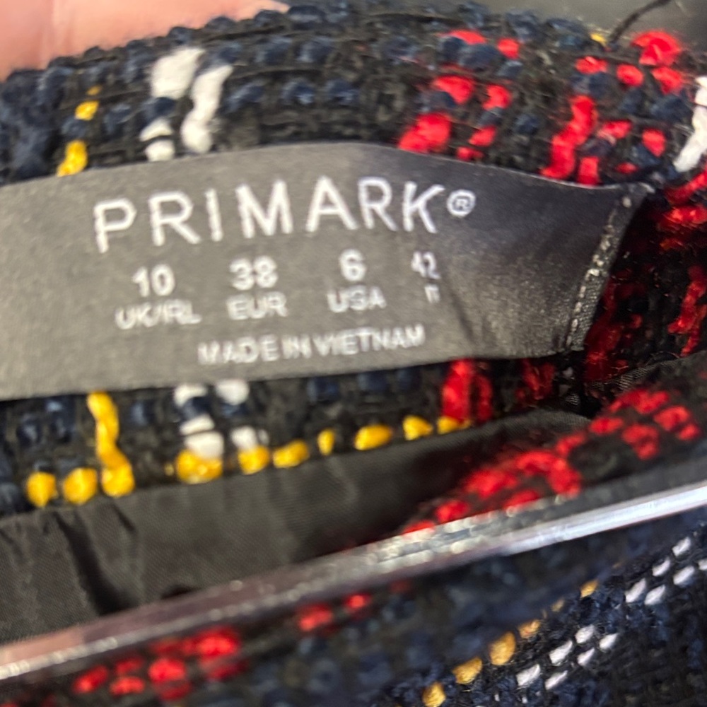 Primark Tartan Mini Skirt - Red, Black, Yellow - Picture 2 of 4